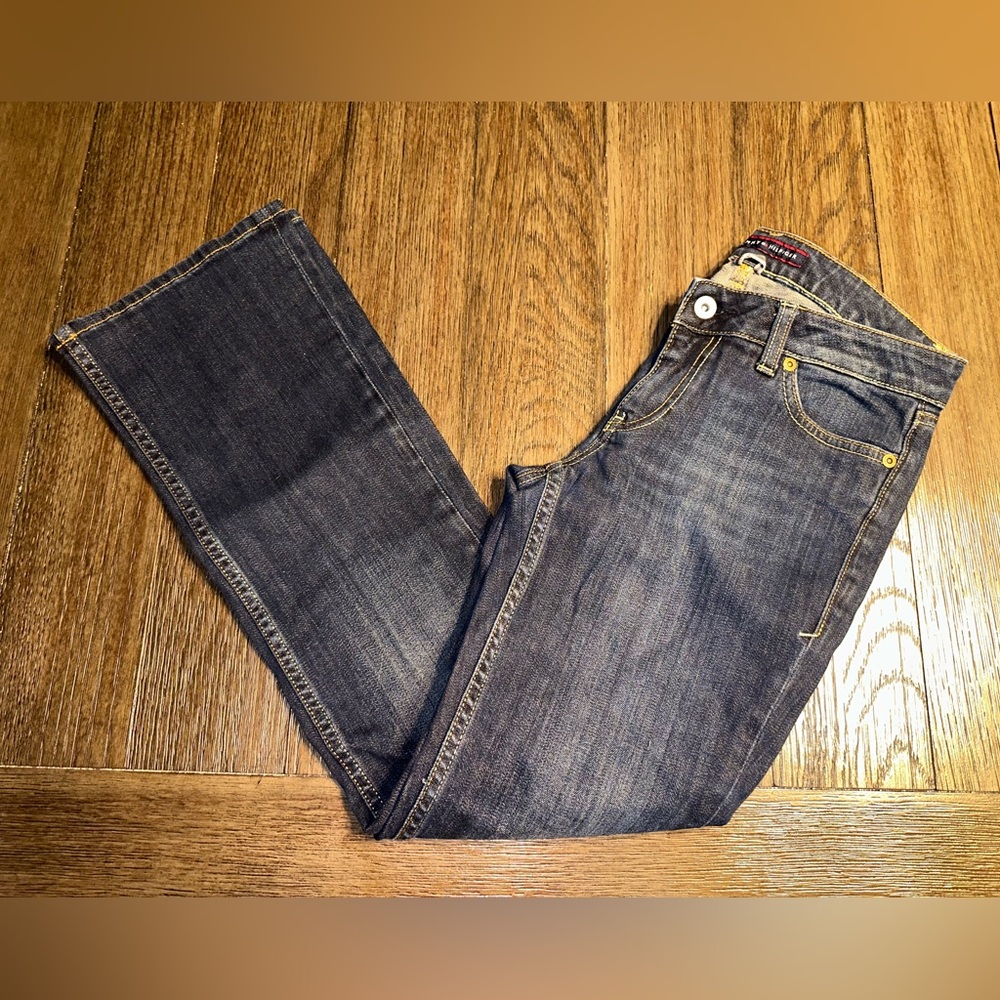 Women’s Tommy Hilfiger Jeans Bootcut 0S EUC Dark Denim